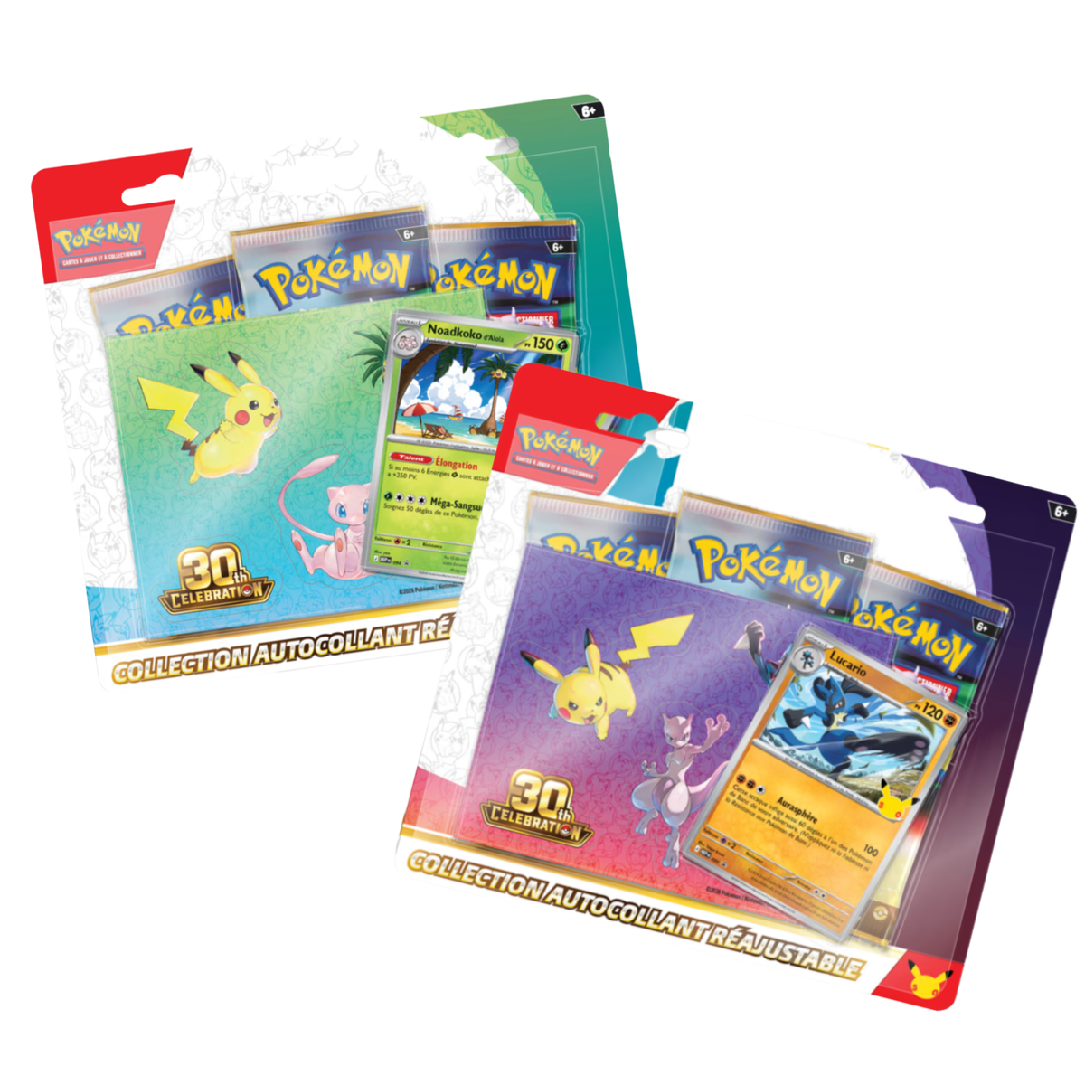Tripack Lucario/Noadkoko (Aléatoire)